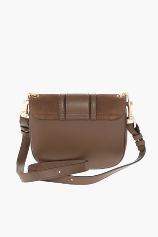 SEE BY Borsa Saddle a Spalla MARA in Pelle con Inserto in Suede