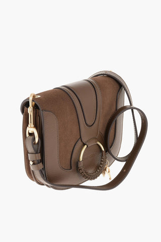 SEE BY Borsa Saddle a Spalla MARA in Pelle con Inserto in Suede