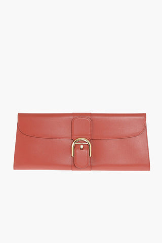 Pochette in Pelle con Maxi Fibbia