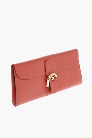 Pochette in Pelle con Maxi Fibbia