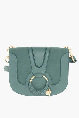 SEE BY Borsa Saddle a Spalla MARA in Pelle con Inserto in Suede