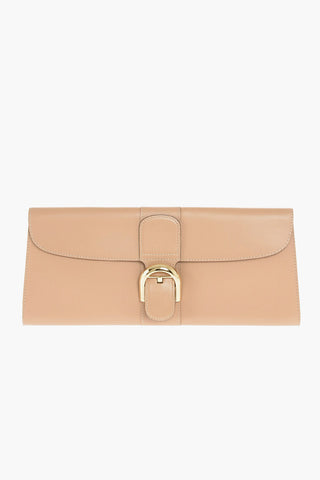 Pochette in Pelle con Maxi Fibbia