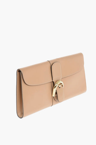 Pochette in Pelle con Maxi Fibbia