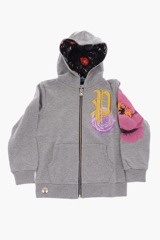 Rhinestone embellished MOONLIGHT DREAM hoodie sweatshirt
