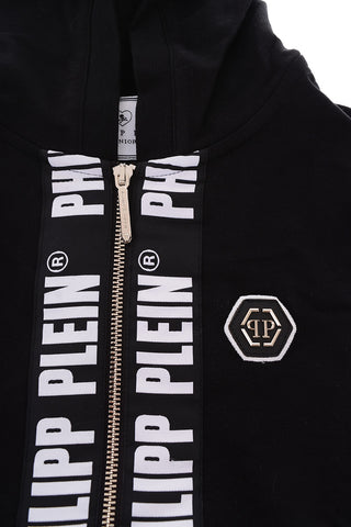 hooded sleeveless STATEMENT jogging sweatshirt