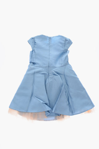 silk tulle and jewels sleeveless SARAH dress