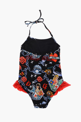 costume intero BELLE stampato