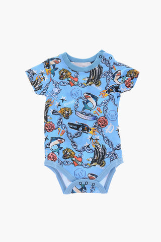 printed ALAN P. bodysuit