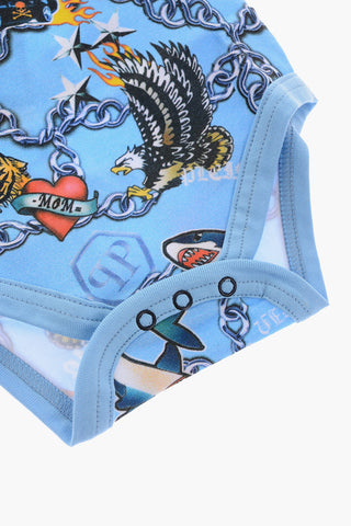 printed ALAN P. bodysuit
