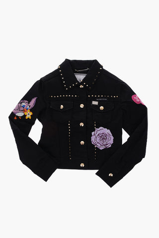 denim HANNA jacket with studs