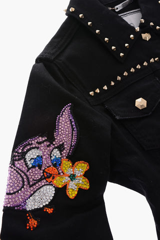 denim HANNA jacket with studs