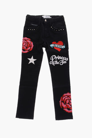 jeans Skinny YOU LOVE ME  con strass