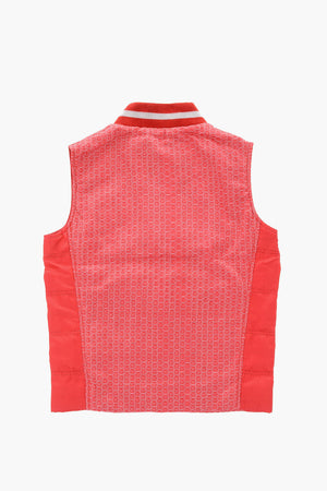 all over PP printed sleeveless REIGN jacket