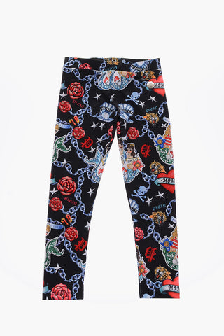 printed ALYX leggings with rhinestone embellished details