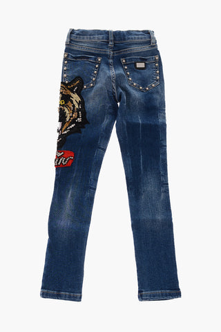jeans BABY con strass