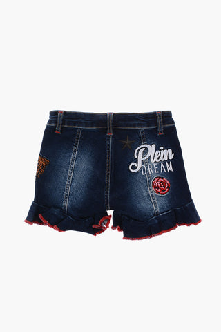 flared PLEIN DREAM shorts