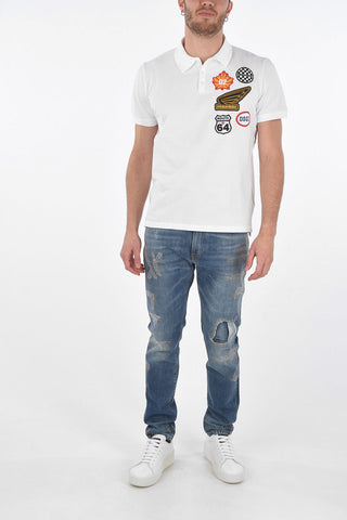 Polo with Patches