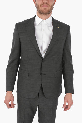 CC COLLECTION side vents pin check 2-button RIGHT suit