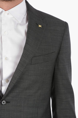 CC COLLECTION side vents pin check 2-button RIGHT suit