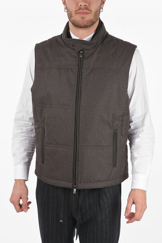 ID Quilted Vest with Front Zip
