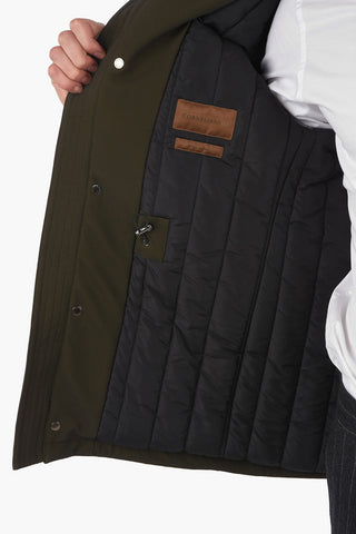 ID Giubbotto Imbottito Wind Proof con Cappuccio e Coulisse