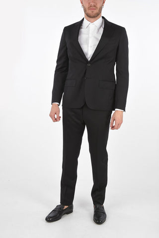 CC COLLECTION virgin wool REWARD side vents notch lapel 2-button suit drop 7R