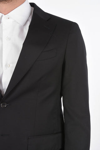 CC COLLECTION virgin wool REWARD side vents notch lapel 2-button suit drop 7R