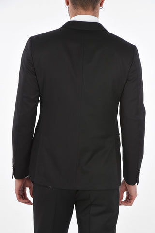CC COLLECTION virgin wool REWARD side vents notch lapel 2-button suit drop 7R