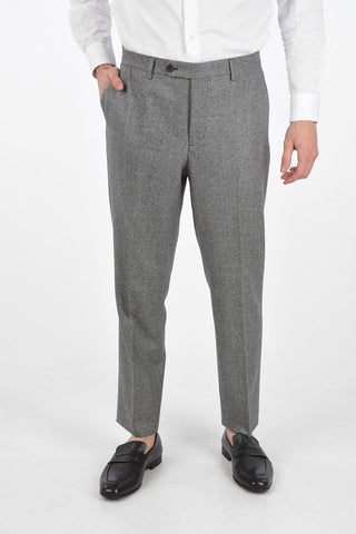 Virgin Wool Houndsthooth Double Breasted Suit