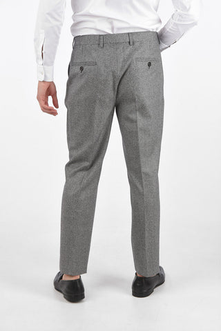 Virgin Wool Houndsthooth Double Breasted Suit