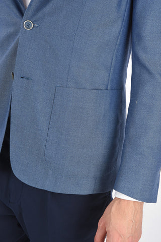 ID cashmere side vents notch lapel 2-button blazer drop 7R