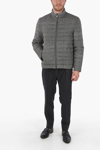 ID 2 Pockets Front Zipped Duvet with Wool Details