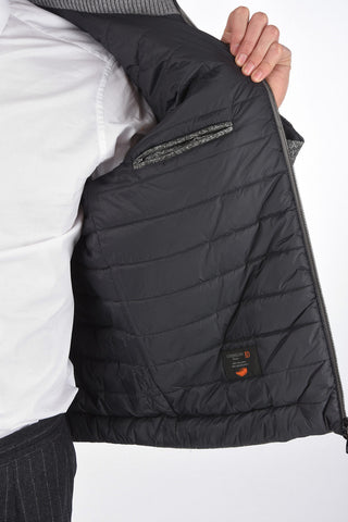 ID 2 Pockets Front Zipped Duvet with Wool Details