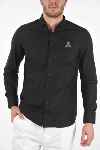 HOMME camicia ricamo Teschio