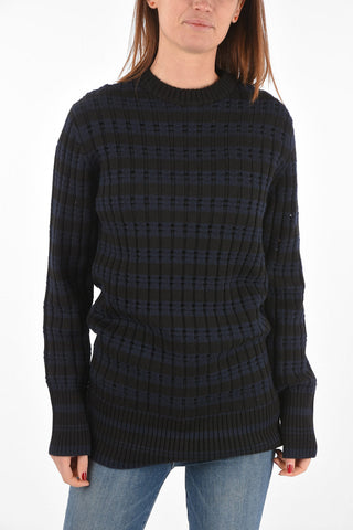 BLACK GOLD Striped Oversize MEMBER Sweater