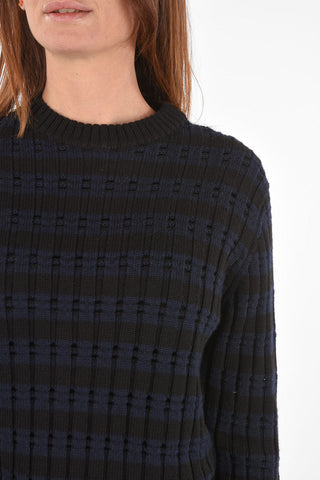 BLACK GOLD Striped Oversize MEMBER Sweater