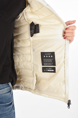 Nylon NEFELETRE Down Jacket with Real Fur