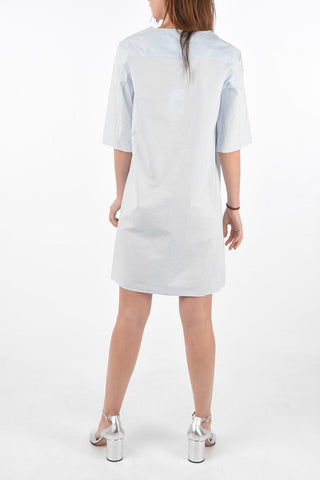 MM6 Flared V-neck Dress