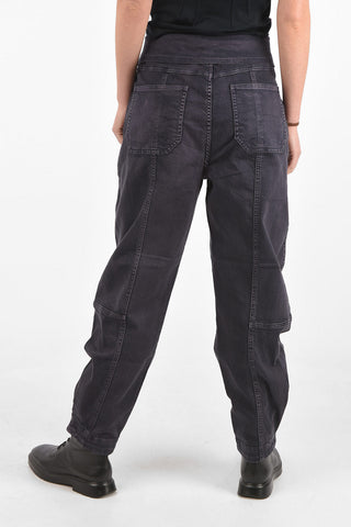 17cm Crop Crotch Jeans with Belt