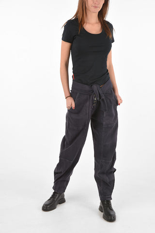 17cm Crop Crotch Jeans with Belt