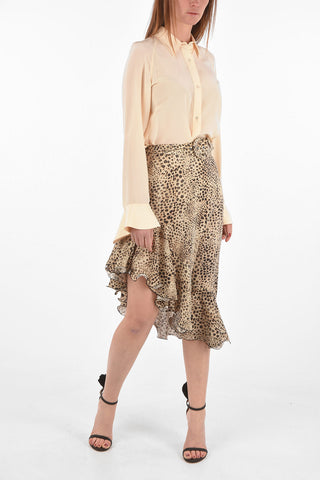 Animal Printed SAMANTHA asymmetrical skirt