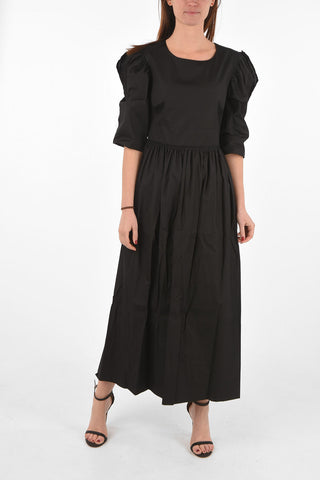 vestito maxi QUARTINE con manica bombata