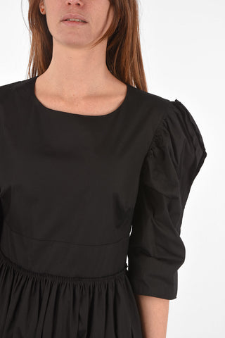 vestito maxi QUARTINE con manica bombata