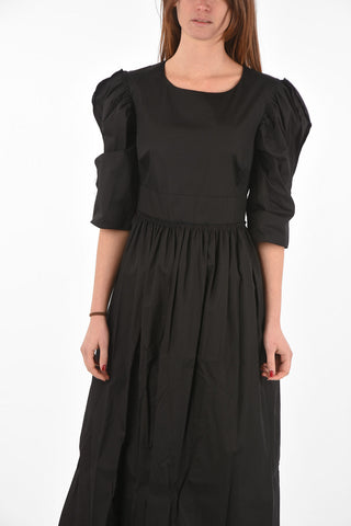 vestito maxi QUARTINE con manica bombata