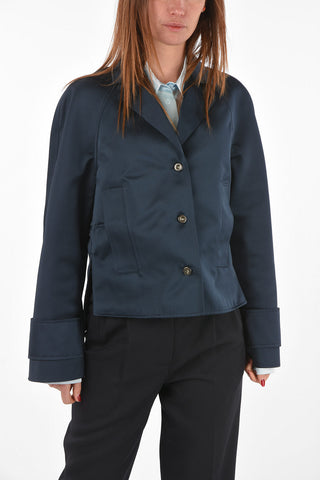side vents notch lapel 3-button blazer