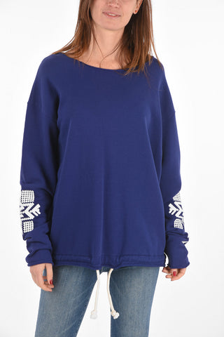 MM14 Embroidery Oversize Sweatshirt
