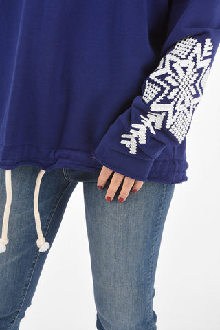 MM14 Embroidery Oversize Sweatshirt