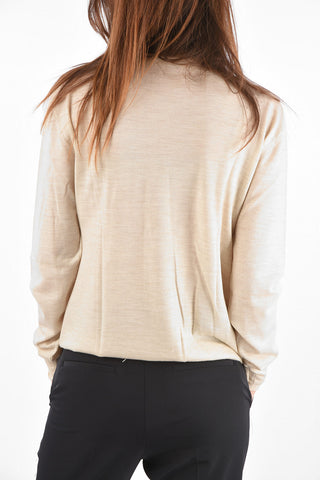 Virgin Wool Flared Sweater