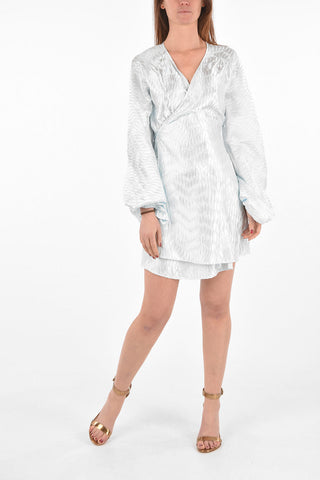 Mini Wrap Dress BROOKE with BIshop Sleeve
