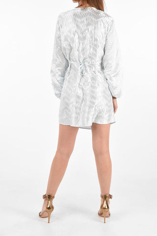 Mini Wrap Dress BROOKE with BIshop Sleeve